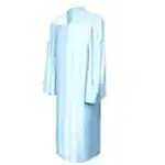 shiny-light_blue-graduation-gown