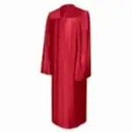 shiny-red-graduation-gown