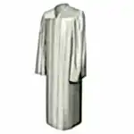 shiny-silver-graduation-gown
