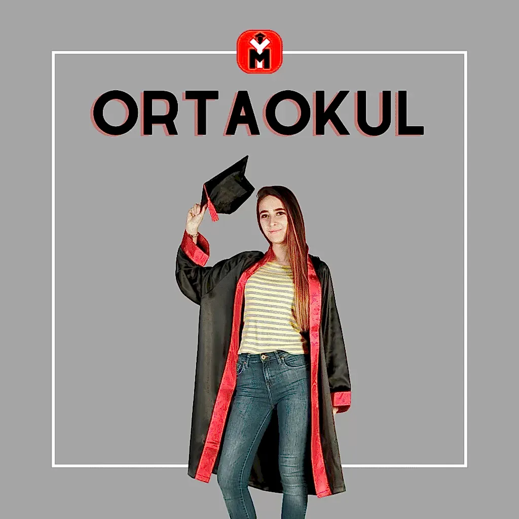 ortaokul mezuniyet cübbesi