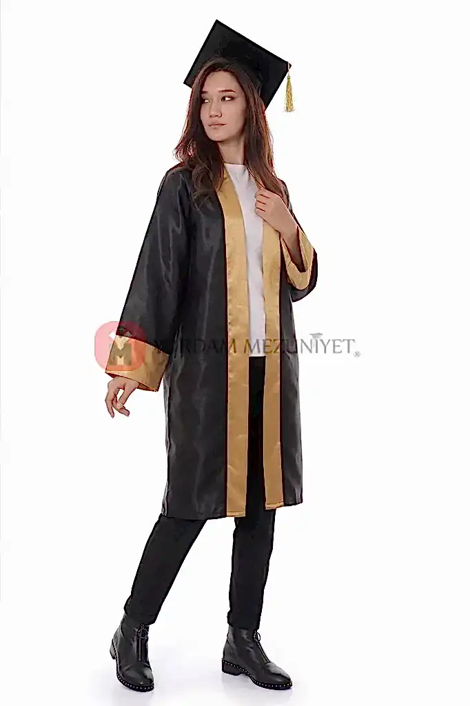 lise gold mezuniyet cübbesi2